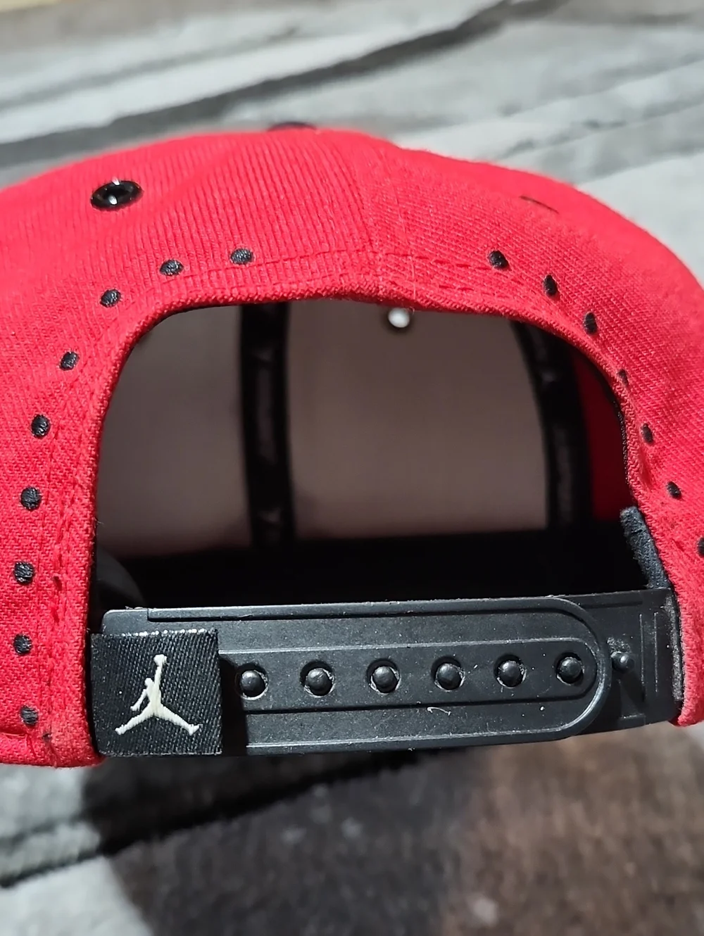 VINTAGE JORDAN JUMPMAN EMBROIDERED COLORWAY FLAT COW LEATHER SNAP-BACK HAT CAP